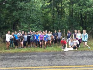 Thirty seven people attended the first Outdoor Adventures Club hike. Emma McCormick | Courtesy