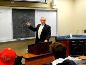 Vice President and General Counsel Robert Norton teaches negotiations.  Nicole Ault | Collegian