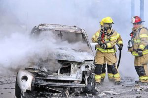 Junior David Grumhaus is a part-time firefighter and EMT for Hillsdale City Fire Department and part-time EMT for Reading Emergency Unit.  David Grumhaus | Courtesy 