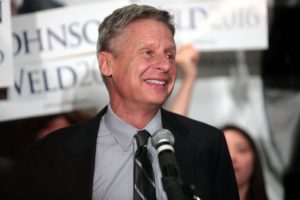 Libertarian presidential candidate addressed supporters in Detroit, Michigan, Friday, defining himself as the "honest" candidate in the 2016 race. Wikimedia Commons 