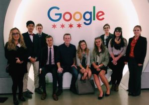 Hillsdale students visited Google while on the Living and Working in Chicago trip. Claire Freier | Courtesy