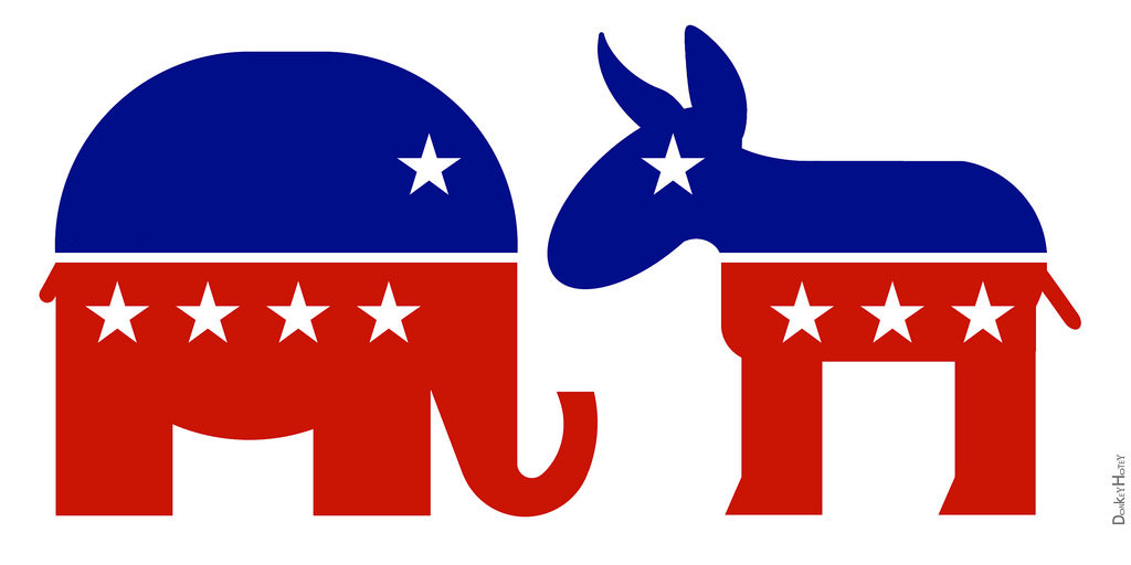 Republic elephant and Democratic donkey | Flickr