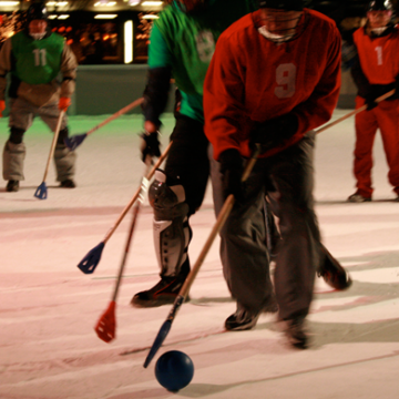 Broomball, fire pits join rink
