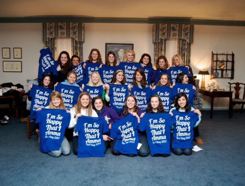 Record numbers for spring sorority recruitment