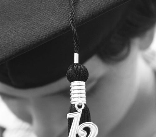 Two small articles of clothing, one big step