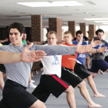 Football charges into en-zone