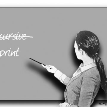 Cursive writing improves mind and soul