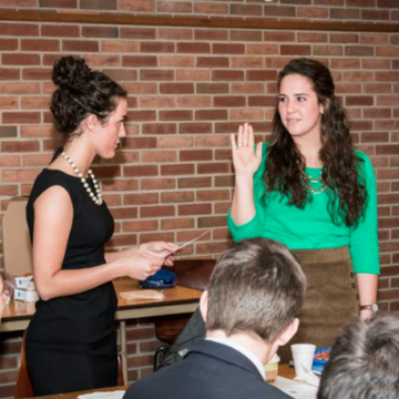Student Fed sworn in