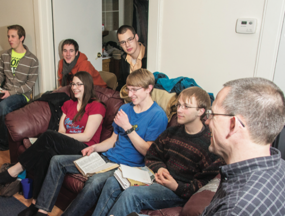 Good friends, good food, and the good book