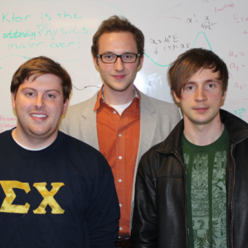 Physics students accepted to top schools