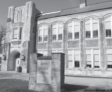 Davis Middle School renovates entrance
