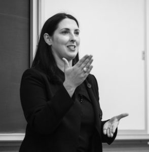 Ronna Romney McDaniel talks about how Republicans must win in 2014. (Anders Kiledal/Collegian)