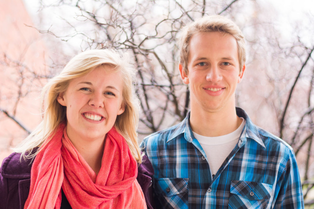 Seniors Sam Ryskamp and Annie Teigen work in alternative and special needs classrooms through Renaissance.  (Elena Creed/Collegian)