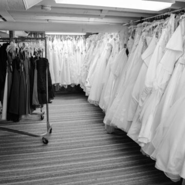 Bridal Aisle throws in bouquet