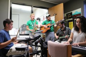 Sophomore Giannina Imperial and other members of the band The Ninth Hour released their debut album Aug. 20. From left to right: Joey Imperial, John Slough, Justin Marcero, Daniel Nowinski, and Giannina Imperial. photo courtesy Giannina imperial