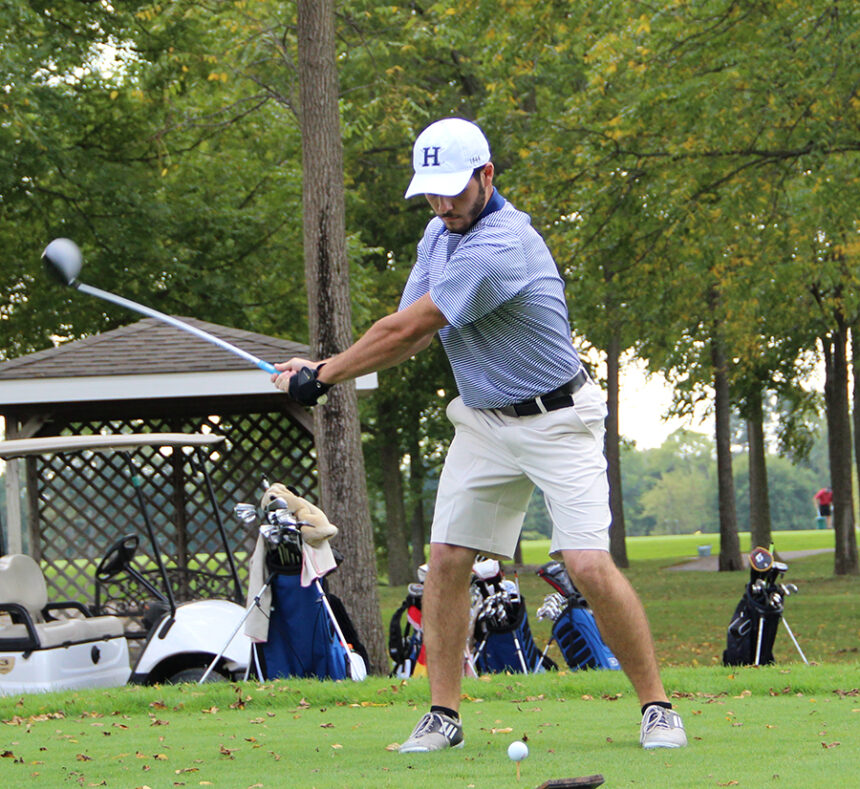 Golf shows improvement in first conference tournament