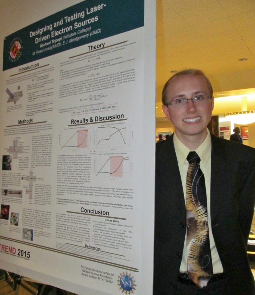 Tripepi lights up physics through summer internship