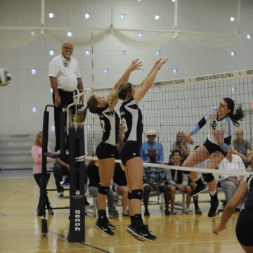 Volleyball tied for first in South Division, home opener tomorrow