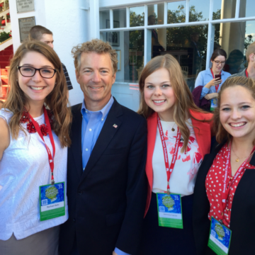 Students meet presidential candidates at Mackinac conference