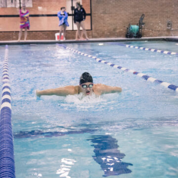 Swim team takes down Albion in first meet of the season