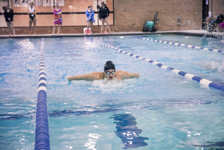 Swim team takes down Albion in first meet of the season