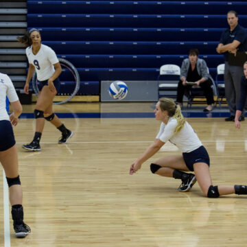 Volleyball wins first two home matches of the season, remains in first place