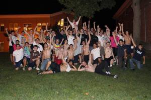 Residents of Galloway dormitory