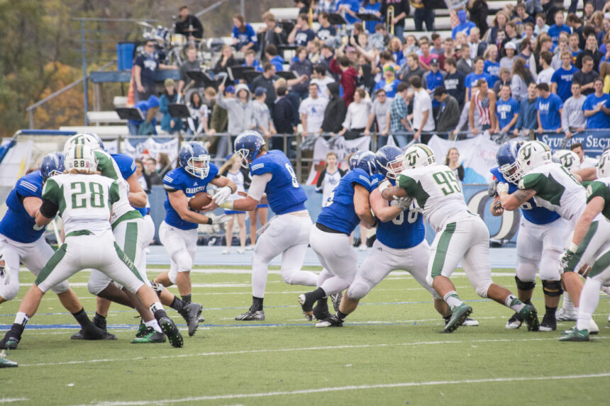 Football continues strong second half of season with third straight win