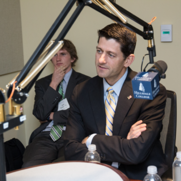 Kirby Center celebrates five years with Boyle Radio Studio dedication: Speaker Paul Ryan and Sen. Tom Cotton featured in inaugural broadcast