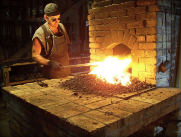 Forging a career through the fires of blacksmithing