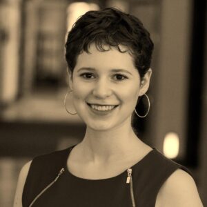 Claire Ziegler ’15 is pursuing a career as a commercial voice-over actor. This is her logo.  Claire Ziegler | Courtesy 