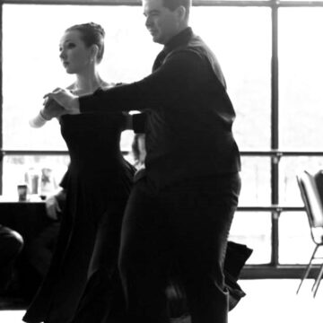 Junior dances into teaching ballroom lessons