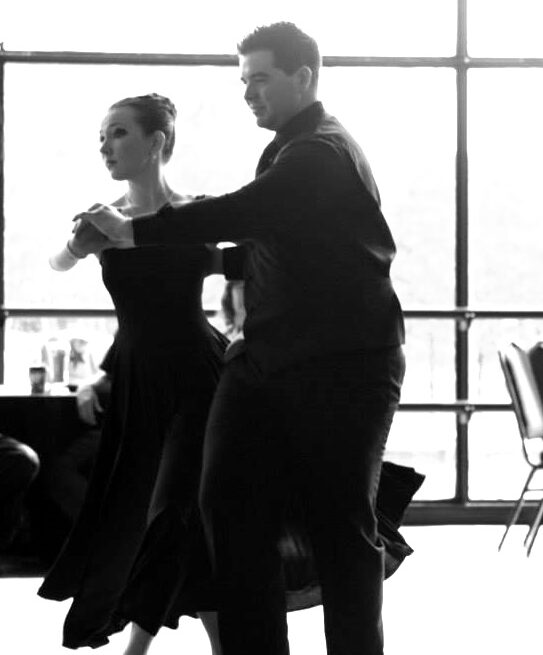 Junior dances into teaching ballroom lessons