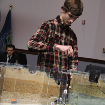 HHS students educate city council on water safety