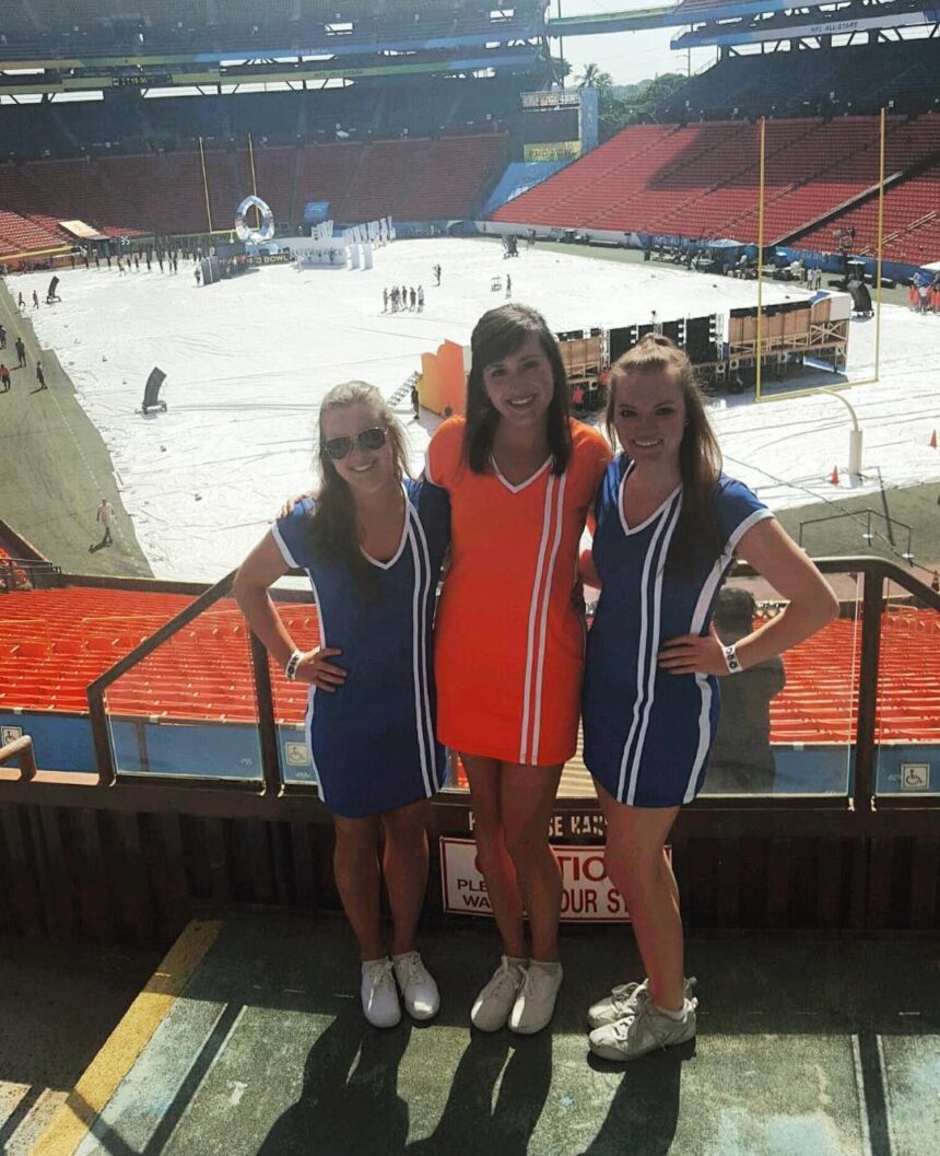 Chi Omegas dance in 2016 Pro Bowl halftime show