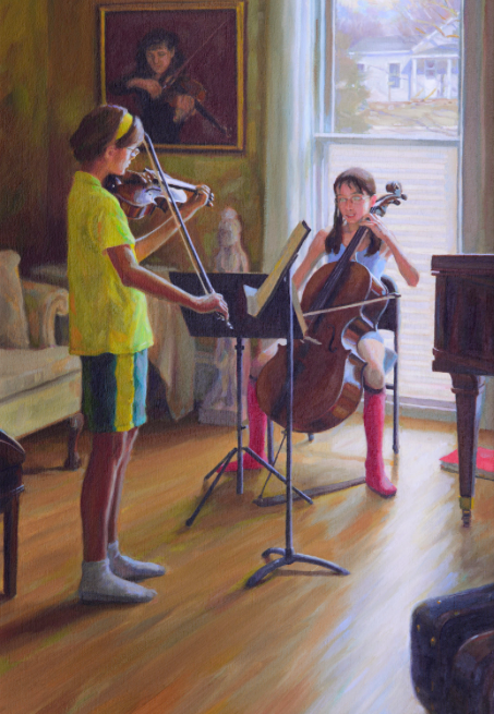 Art professor gives ‘Glimpse’ into his world: Daughtrey Gallery to feature Professor of Art Sam Knecht’s paintings Feb. 20-March 18