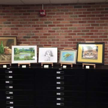 Mossey library hosts first student art show