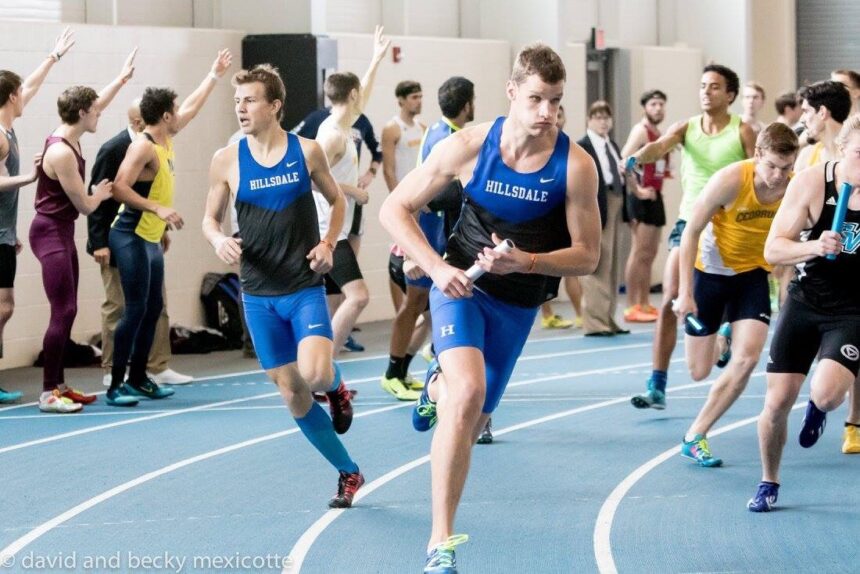 Men’s track breaks records, chases qualifying times for nationals