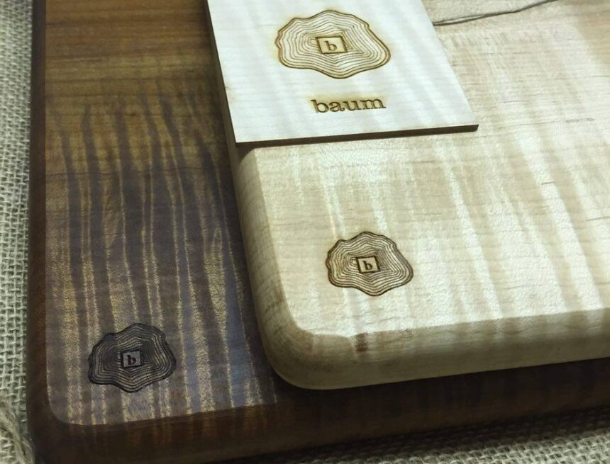 Students make a buck with Baum cutting boards