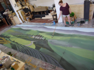 Visiting Assistant Professor of Design and Technical Director in Theatre Arts Renee Surprenant designs sets for a student opera company in Italy each summer. Renee Surprenant | Courtesy