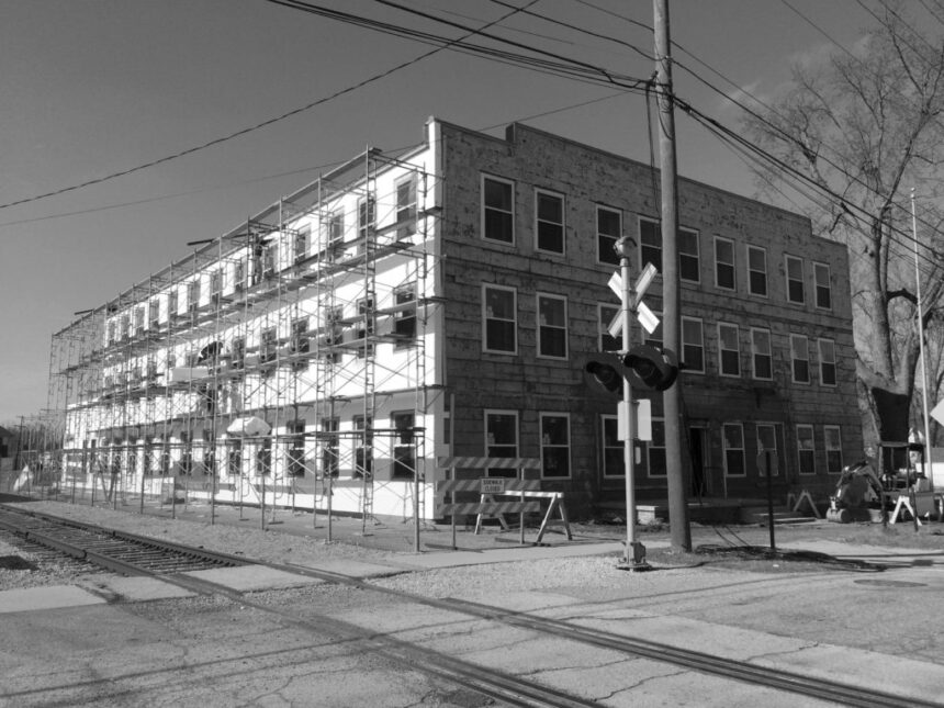 Former fur factory fitted for flats