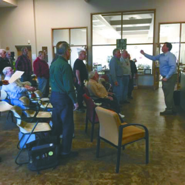 IMG_1911 Barbershop quartet chorus performs at senior center