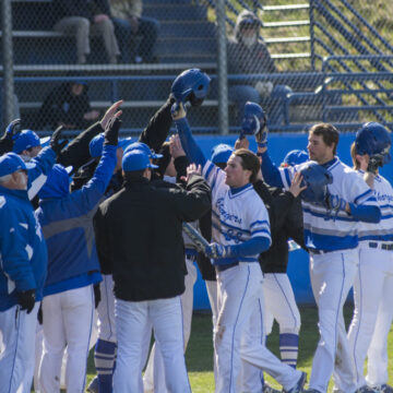 Baseball drops four tough games to top competitors