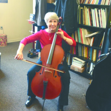 Alumna donates $40,000 cello to music department