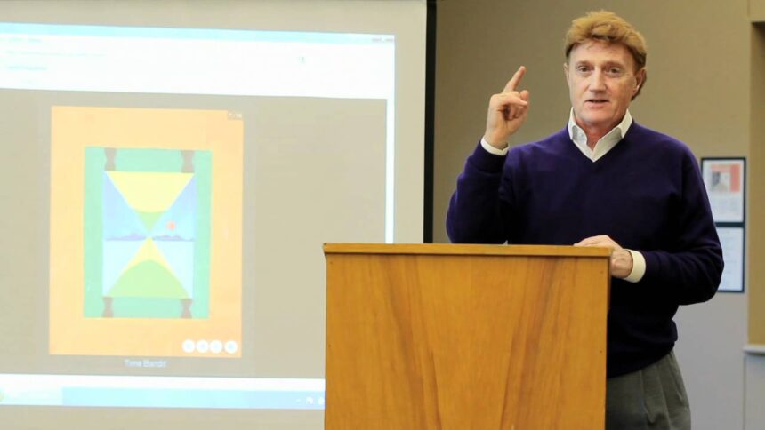 Don Tocco during a speech at Spring Arbor University (youtube.com)
