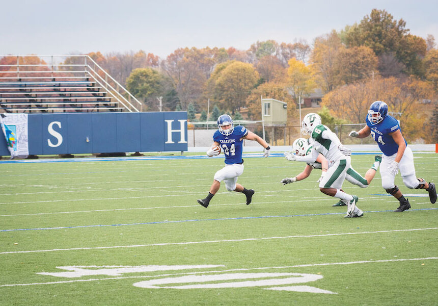 College plans to replace football field turf
