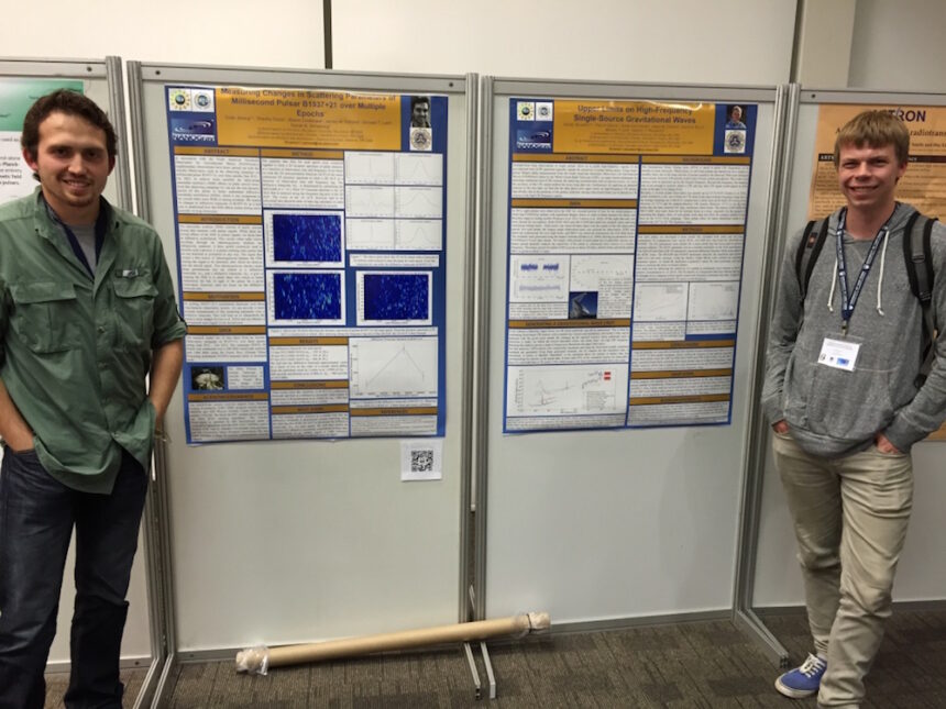 Physics students present research in South Africa