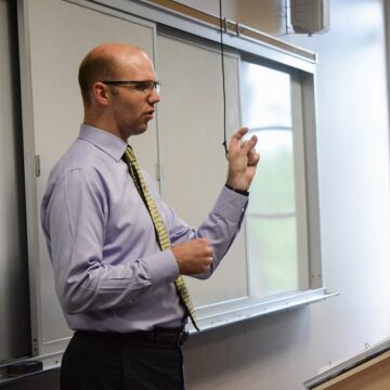 Beier here to challenge students, discuss ideas