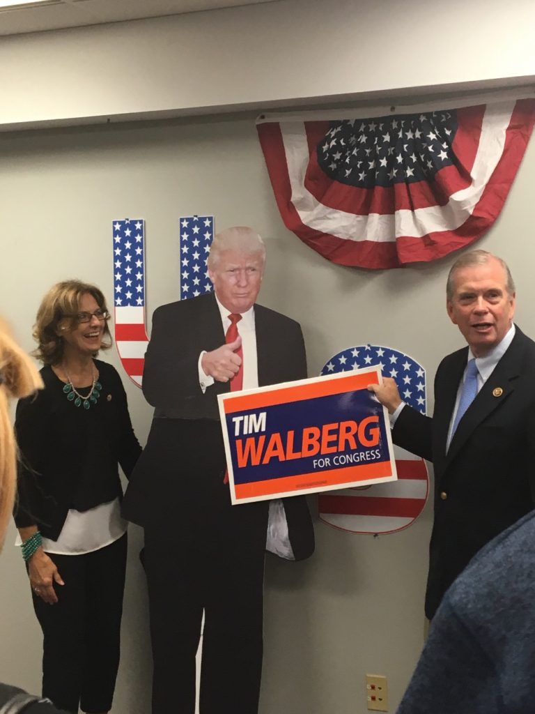 Walberg, Mich. Republican chair urge students to support Trump