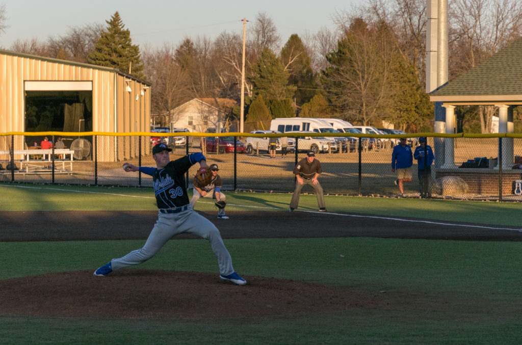 Baseball struggles in GLIAC opener